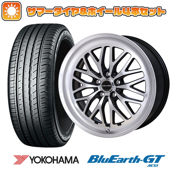 【取付対象】235/40R19 夏タイヤ ホイール4本セット YOKOHAMA ブルーアース GT AE51 (5/114車用) MONZA ジェクシス GM210 19インチ(送料無料)