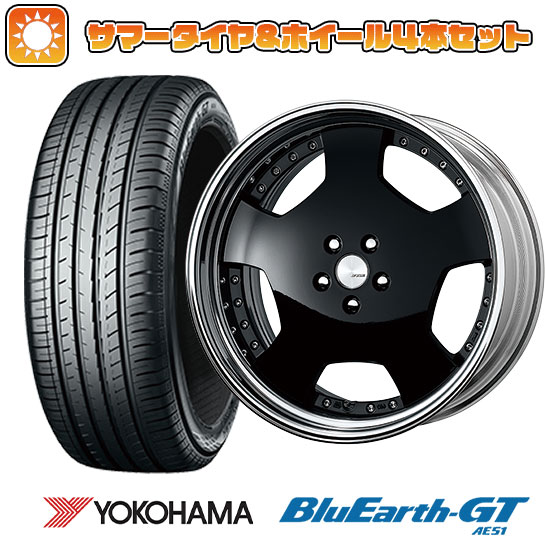 【取付対象】225/35R19 夏タイヤ ホイール4本セット YOKOHAMA ブルーアース GT AE51 (5/114車用) WORK ランベック LDZ 19インチ(送料無料)