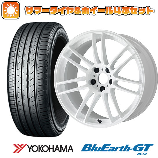 【取付対象】235/40R19 夏タイヤ ホイール4本セット YOKOHAMA ブルーアース GT AE51 (5/114車用) WORK エモーション ZR7 19インチ(送料無料)