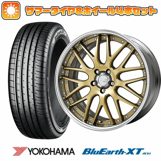 【取付対象】235/60R18 夏タイヤ ホイール4本セット YOKOHAMA ブルーアース XT AE61 (5/114車用) WORK ランベック LM1 18インチ【送料無料】