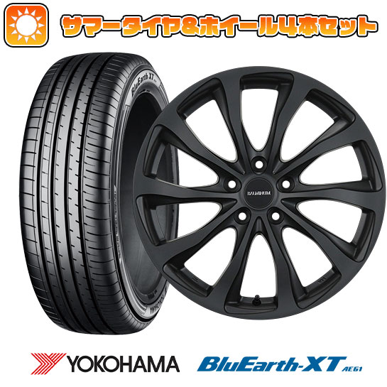 【取付対象】235/60R18 夏タイヤ ホイール4本セット YOKOHAMA ブルーアース XT AE61 (5/114車用) BRIDGESTONE バルミナ TR10 18インチ【送料無料】