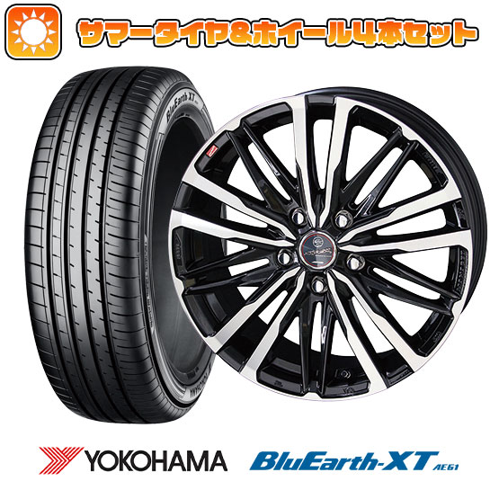 【取付対象】225/50R18 夏タイヤ ホイール4本セット YOKOHAMA ブルーアース XT AE61 (5/114車用) KYOHO スマック クレスト 18インチ【送料無料】