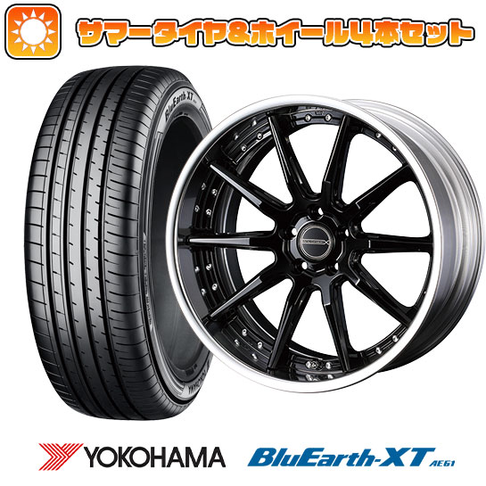 【取付対象】235/60R18 夏タイヤ ホイール4本セット YOKOHAMA ブルーアース XT AE61 (5/114車用) WEDS マーベリック 1410S 18インチ【送料無料】