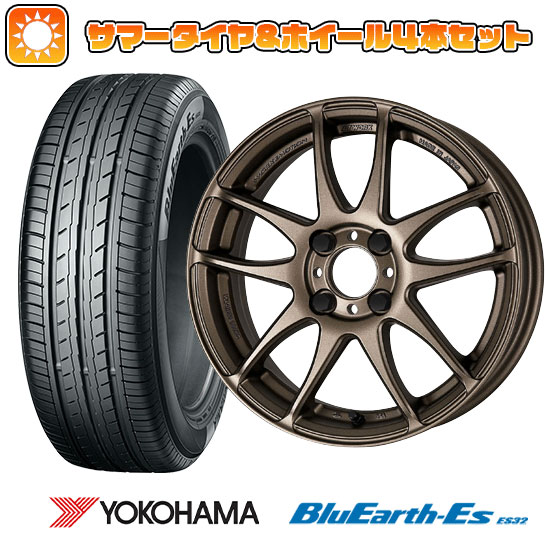 【取付対象】215/60R17 夏タイヤ ホイール4本セット YOKOHAMA ブルーアース ES32 (5/114車用) WORK エモーション CR kiwami 17インチ【送料無料】