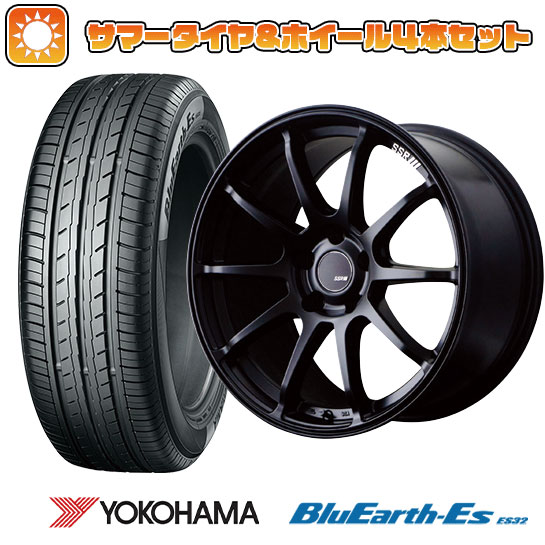 【取付対象】205/40R17 夏タイヤ ホイール4本セット YOKOHAMA ブルーアース ES32 (4/100車用) SSR GTV02 17インチ【送料無料】