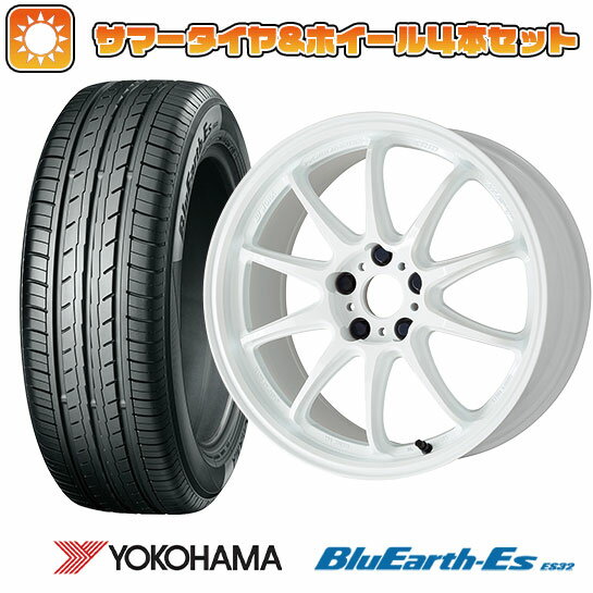 【取付対象】235/40R18 夏タイヤ ホイール4本セット YOKOHAMA ブルーアース ES32 (5/114車用) WORK エモーション ZR10 18インチ【送料無料】