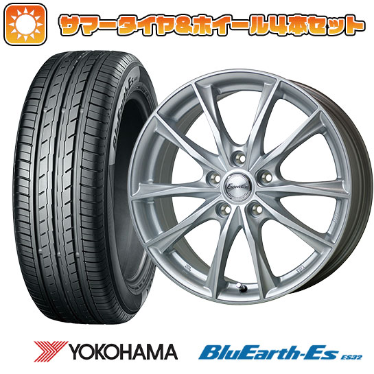 【取付対象】225/35R19 夏タイヤ ホイール4本セット YOKOHAMA ブルーアース ES32 (5/114車用) ホットスタッフ エクシーダー E06 19インチ(送料無料)