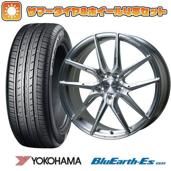 【取付対象】225/35R19 夏タイヤ ホイール4本セット YOKOHAMA ブルーアース ES32 (5/114車用) ホットスタッフ トラフィックスターフォージド TSF-02 19インチ(送料無料)