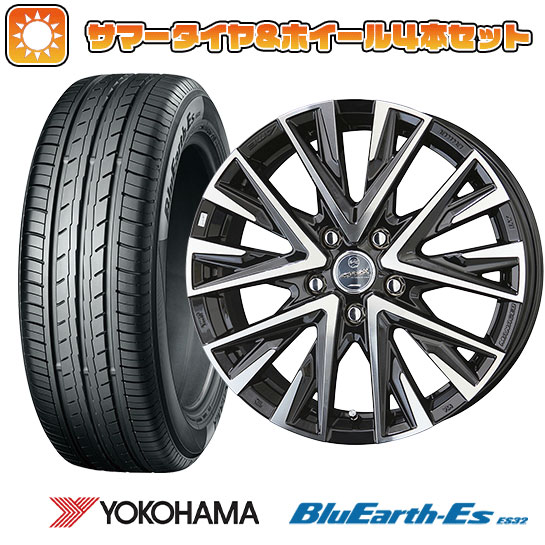 【取付対象】215/40R18 夏タイヤ ホイール4本セット YOKOHAMA ブルーアース ES32 (5/114車用) KYOHO スマック レジーナ 18インチ【送料無料】