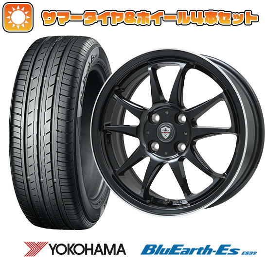 【取付対象】185/60R15 夏タイヤ ホイール4本セット YOKOHAMA ブルーアース ES32 (4/100車用) BRANDLE KF28B 15インチ【送料無料】