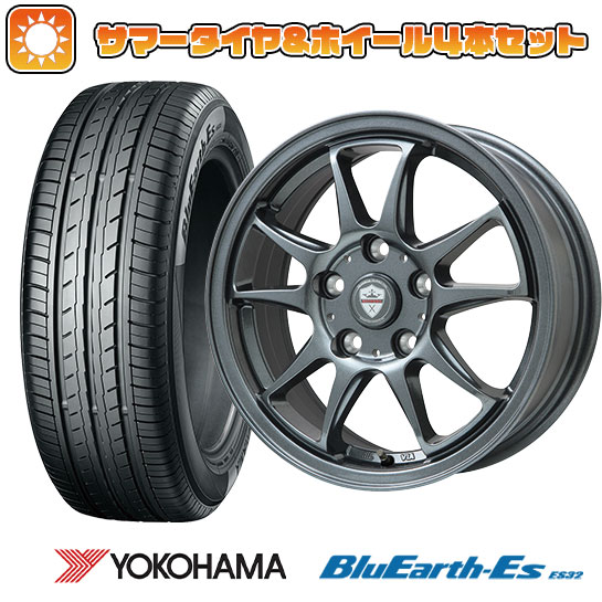 【取付対象】205/60R16 夏タイヤ ホイール4本セット YOKOHAMA ブルーアース ES32 (5/114車用) BRANDLE KF28 16インチ【送料無料】