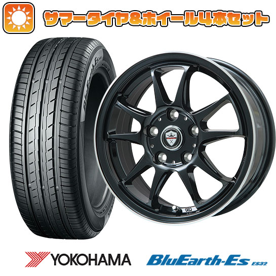 【取付対象】215/45R18 夏タイヤ ホイール4本セット YOKOHAMA ブルーアース ES32 (5/114車用) BRANDLE KF28B 18インチ【送料無料】