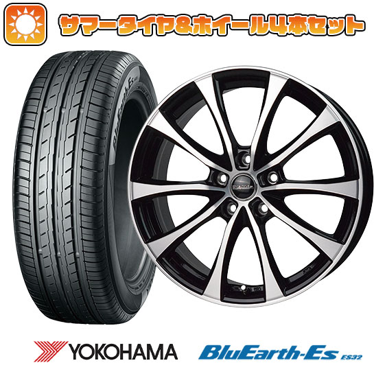 【取付対象】195/65R15 夏タイヤ ホイール4本セット YOKOHAMA ブルーアース ES32 (5/114車用) HOT STUFF ラフィット LE-07 15インチ【送料無料】