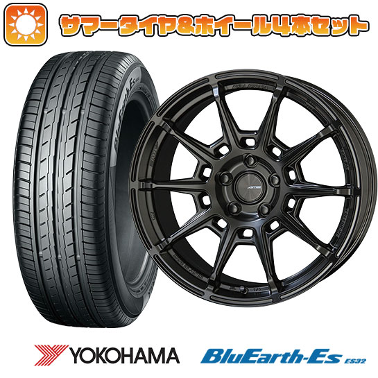 【取付対象】215/40R18 夏タイヤ ホイール4本セット YOKOHAMA ブルーアース ES32 (5/114車用) KYOHO ガレルナ レフィーノ 18インチ【送料無料】