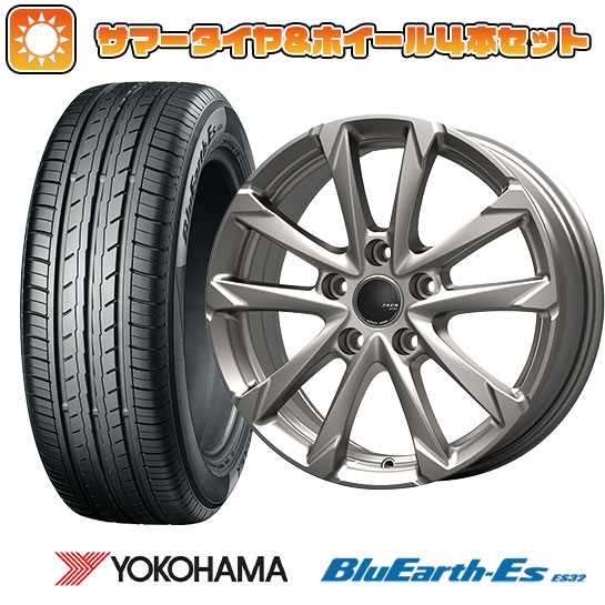 【取付対象】195/65R15 夏タイヤ ホイール4本セット (5/114車用) YOKOHAMA ブルーアース ES32 モンツァ ZACK JP-325 15インチ【送料無料】