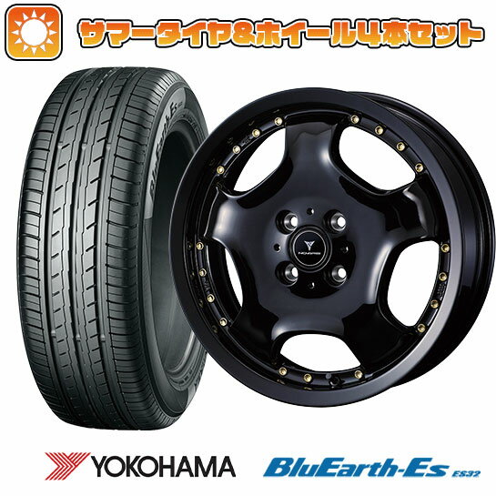 215/45R18 夏タイヤ ホイール4本セット (5/114車用) YOKOHAMA ブルーアース ES32 ウェッズ ノヴァリス アセット D1 18インチ