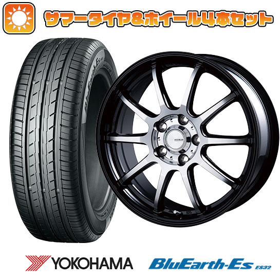 【取付対象】215/45R17 夏タイヤ ホイール4本セット (5/114車用) YOKOHAMA ブルーアース ES32 INTER MILANO インフィニティ F10 17インチ【送料無料】
