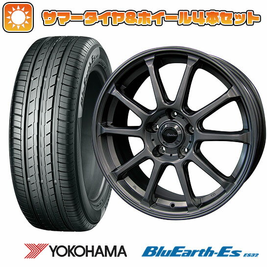 【取付対象】195/50R16 夏タイヤ ホイール4本セット YOKOHAMA ブルーアース ES32 シエンタ 2015-22 テクノピア カリテス S316 16インチ【送料無料】