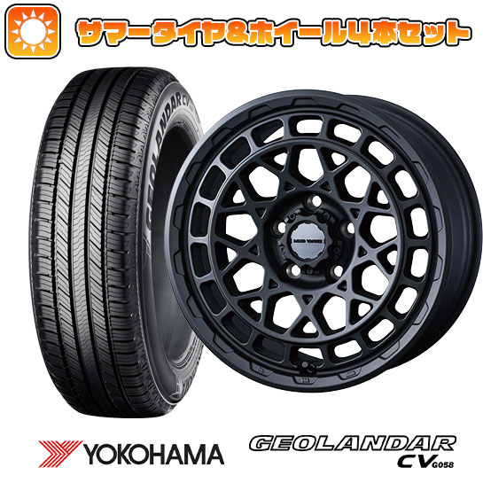 【取付対象】235/55R18 夏タイヤ ホイール4本セット (5/114車用) YOKOHAMA ジオランダー CV G058 WEDS WEDSアドベンチャー マッドヴァンス X タイプM 18インチ【送料無料】
