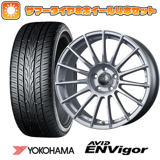 【取付対象】225/40R19 夏タイヤ ホイール4本セット YOKOHAMA エイビッド エンビガーS321 (5/114車用) OZ SツーリズモLM 19インチ【送料無料】