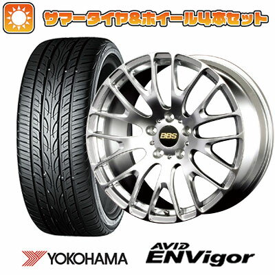 【取付対象】 245/40R20 夏タイヤ ホイール4本セット YOKOHAMA エイビッド エンビガーS321 (5/114車用) BBS JAPAN RN 20インチ【送料無料】