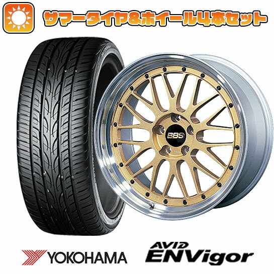 【取付対象】215/45R18 夏タイヤ ホイール4本セット ライズ/ロッキー（ハイブリッド） YOKOHAMA エイビッド エンビガーS321 BBS JAPAN LM 18インチ【送料無料】