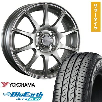 【取付対象】 155/70R13 夏タイヤ ホイール4本セット YOKOHAMA ブルーアース AE-01 (軽自動車用) ブリヂストン エコフォルム SE-23 13インチ【送料無料】