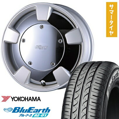 【取付対象】165/55R15 夏タイヤ ホイール4本セット N-BOX タントカスタム ワゴンR YOKOHAMA ブルーアース AE-01 CRIMSON グーフィー スプリッター 15インチ【送料無料】