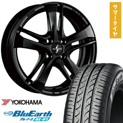 【取付対象】165/55R15 夏タイヤ ホイール4本セット N-BOX タントカスタム ワゴンR YOKOHAMA ブルーアース AE-01 BRIDGESTONE サヴェンサー AW5s 15インチ【送料無料】