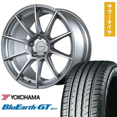 【取付対象】225/45R18 夏タイヤ ホイール4本セット YOKOHAMA ブルーアース GT AE51 (5/114車用) BRIDGESTONE ポテンザ SW010 18インチ【送料無料】