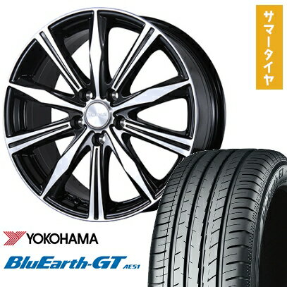 【取付対象】205/55R16 夏タイヤ ホイール4本セット YOKOHAMA ブルーアース GT AE51 (5/114車用) BRIDGESTONE バルミナ K10 16インチ【送料無料】
