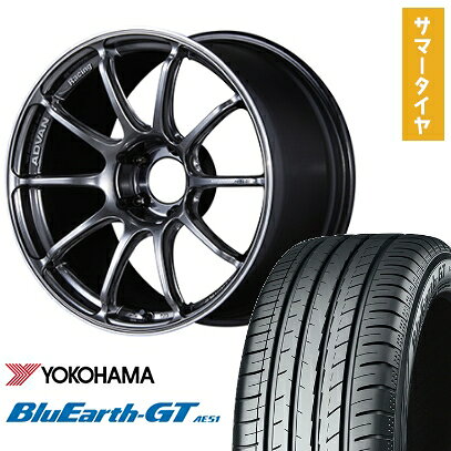 【取付対象】215/40R18 夏タイヤ ホイール4本セット YOKOHAMA ブルーアース GT AE51 (5/100車用) YOKOHAMA アドバンレーシング RSIII 18インチ【送料無料】
