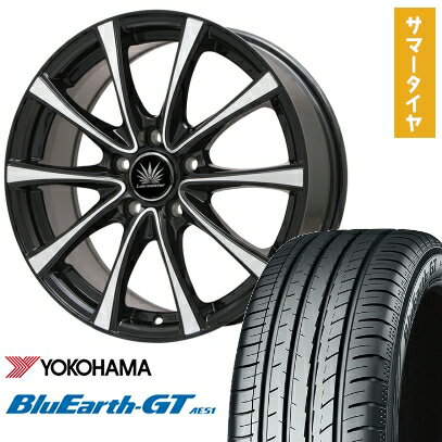 【取付対象】225/45R18 夏タイヤ ホイール4本セット YOKOHAMA ブルーアース GT AE51 (5/114車用) PREMIX アマルフィV Jr 18インチ【送料無料】