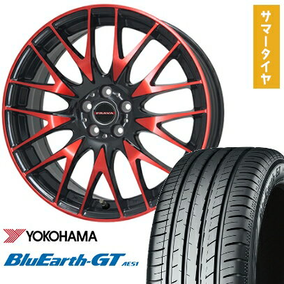 【取付対象】215/40R18 夏タイヤ ホイール4本セット YOKOHAMA ブルーアース GT AE51 (5/114車用) BIGWA..