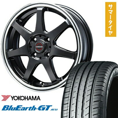 【取付対象】195/45R16 夏タイヤ ホイール4本セット YOKOHAMA ブルーアース GT AE51 (4/100車用) BLEST ユーロマジック タイプS-07 16インチ【送料無料】
