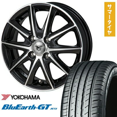 【取付対象】215/50R17 夏タイヤ ホイール4本セット YOKOHAMA ブルーアース GT AE51 (5/114車用) MONZA JPスタイル MJ01 17インチ【送料無料】