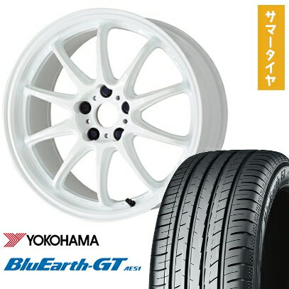 【取付対象】245/40R19 夏タイヤ ホイール4本セット YOKOHAMA ブルーアース GT AE51 (5/114車用) WORK エモーション ZR10 19インチ【送料無料】