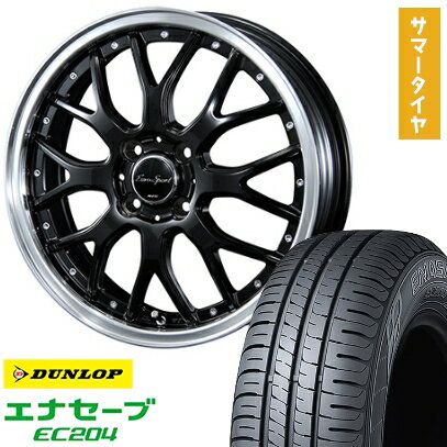 【取付対象】215/50R17 夏タイヤ ホイール4本セット DUNLOP エナセーブ EC204 (5/114車用) BLEST ユーロスポーツ タイプ815 17インチ【送料無料】