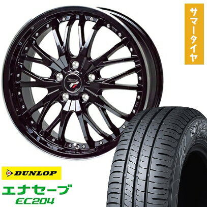 【取付対象】215/45R17 夏タイヤ ホイール4本セット DUNLOP エナセーブ EC204 (5/114車用) HOT STUFF プレシャス HM-3 17インチ【送料無料】