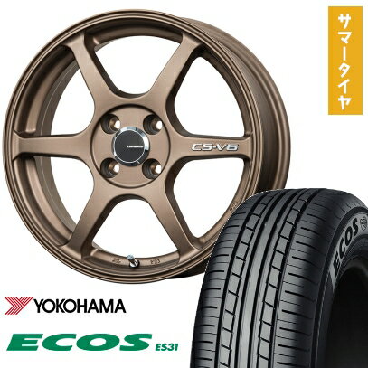 【取付対象】165/55R15 夏タイヤ ホイール4本セット N-BOX タント ワゴンR YOKOHAMA エコス ES31 LEHRM..