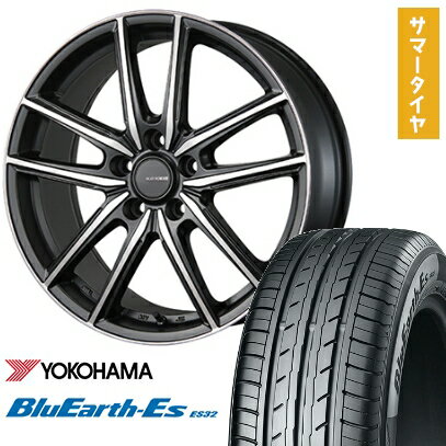 【取付対象】205/60R16 夏タイヤ ホイール4本セット YOKOHAMA ブルーアース ES32 (5/114車用) BRIDGESTONE エコフォルム CRS20 16インチ【送料無料】