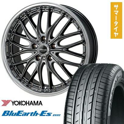 【取付対象】225/40R18 夏タイヤ ホイール4本セット YOKOHAMA ブルーアース ES32 (5/114車用) MONZA ワーウィック ディープランド 18インチ【送料無料】