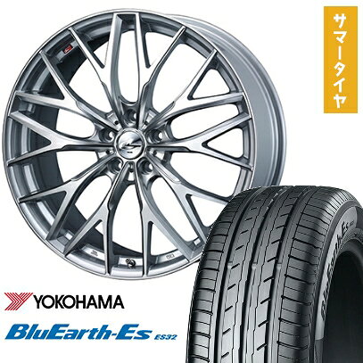 【取付対象】215/40R18 夏タイヤ ホイール4本セット YOKOHAMA ブルーアース ES32 (5/114車用) WEDS レオニス MX 18インチ【送料無料】