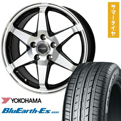 【取付対象】195/65R15 夏タイヤ ホイール4本セット (5/114車用) YOKOHAMA ブルーアース ES32 ホットスタッフ ヴァレット アンクレイ 15インチ【送料無料】