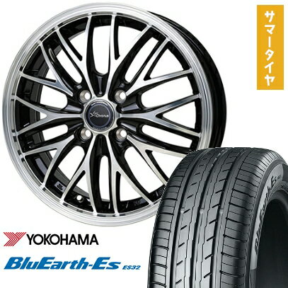 【取付対象】185/60R15 夏タイヤ ホイール4本セット (4/100車用) YOKOHAMA ブルーアース ES32 ホットスタッフ クロノス CH-113 15インチ【送料無料】
