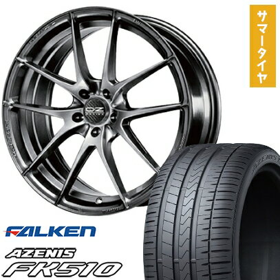 【取付対象】215/35R19 夏タイヤ ホイール4本セット FALKEN アゼニス FK510 (5/100車用) OZ レッジェーラHLT 19インチ【送料無料】