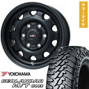 【取付対象】265/65R17 夏タイヤ ホイール4本セット プラド YOKOHAMA ジオランダー M/T G003 LEHRMEISTER LMG OFF-STYLE(マットブラック) 17インチ【送料無料】