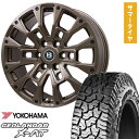【取付対象】285/55R20 夏タイヤ ホイール4本セット YOKOHAMA ジオランダー X-AT G016(6/139車用) ビッグウエイ B-LUGNAS BRD(マットブロンズ) 20インチ【送料無料】