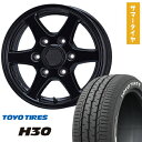 【取付対象】195/80R15 夏タイヤ ホイール4本セット ハイエース200系 TOYO H30 107/105N ENKEI SAMシリーズ カーゴ 15インチ【送料無料】