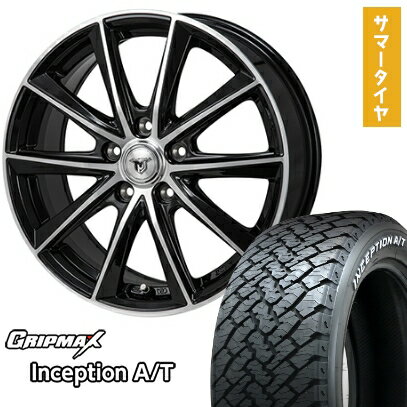 【取付対象】215/65R16 夏タイヤ ホイール4本セット GRIPMAX インセプション A/T RWL(限定) (5/114車用) MONZA JPスタイル MJ01 16インチ【送料無料】